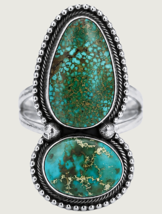 Darrin Livingston Sterling Silver & Turquoise Ring