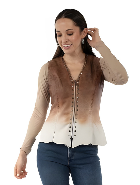 Mavericks Women's Ombre Lambskin Vest