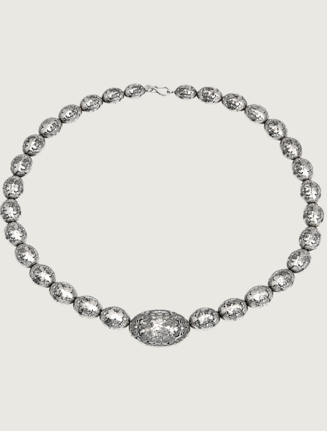 Sterling Silver Medallion Necklace