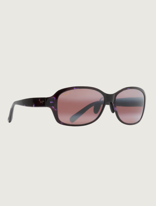 Maui Jim Koki Beach sunglasses in Purple Tortoise / Maui Rose — quarter view