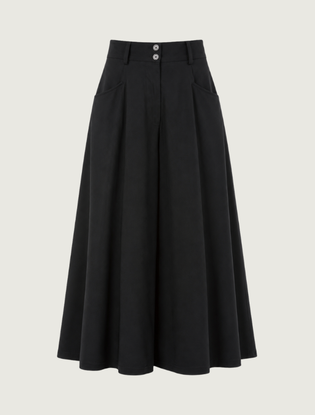 Scully Women's Black Riding Split Skirt