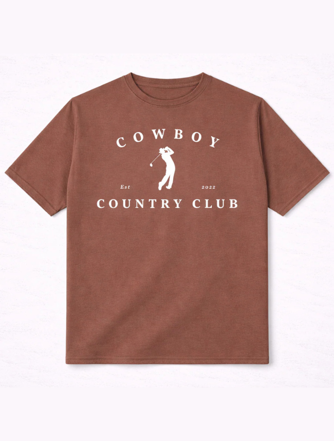 Cowboy Country Club Golfer Logo T-Shirt
