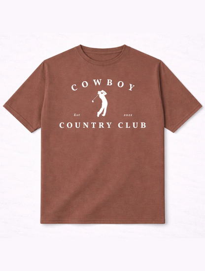 Cowboy Country Club Golfer Logo T-Shirt