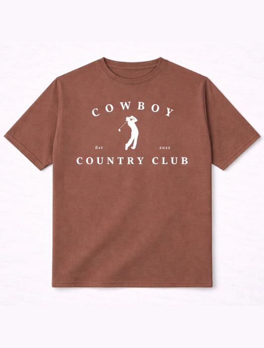 Cowboy Country Club Golfer Logo T-Shirt