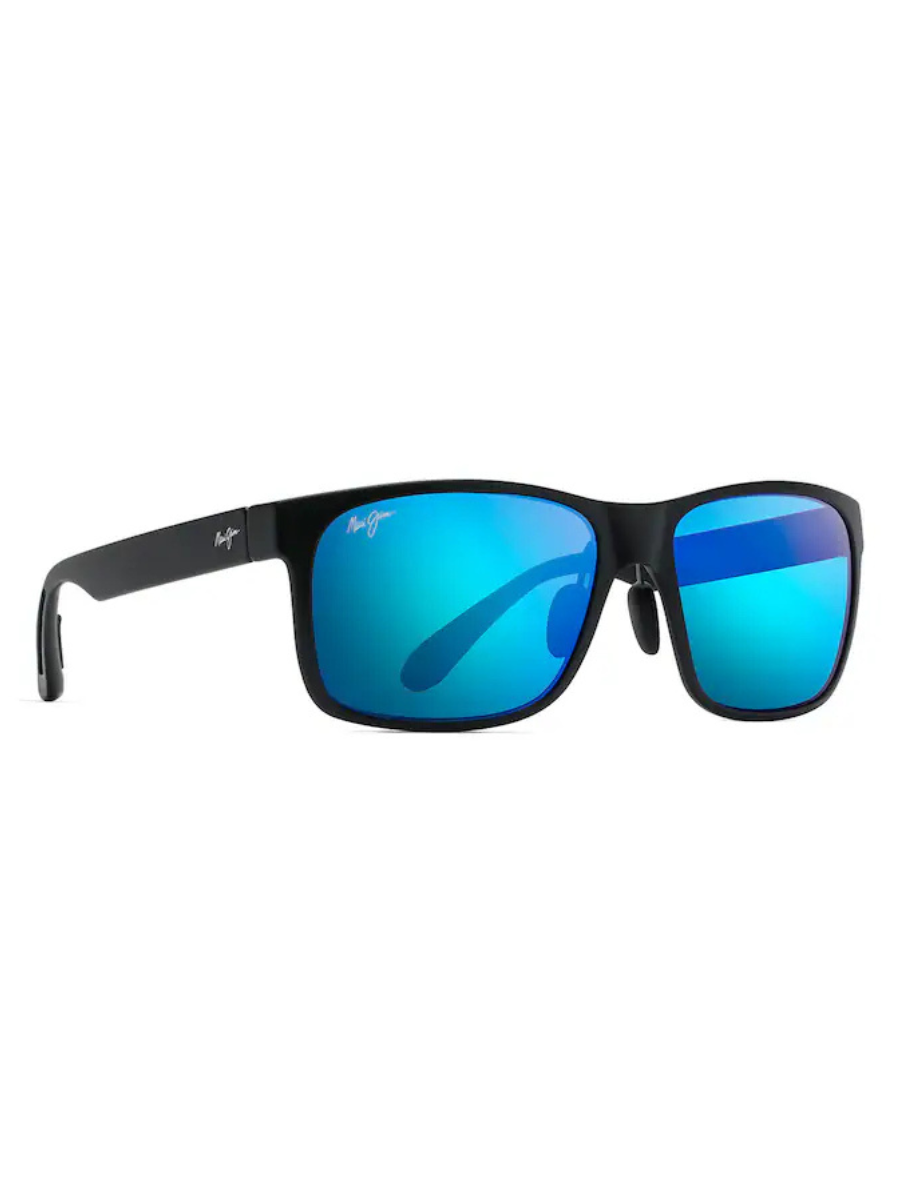 Maui Jim Red Sands in Matte Black / Blue Hawaii
