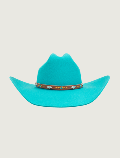 Stetson Lone Ridge Wool Felt Cowboy Hat in Turquoise