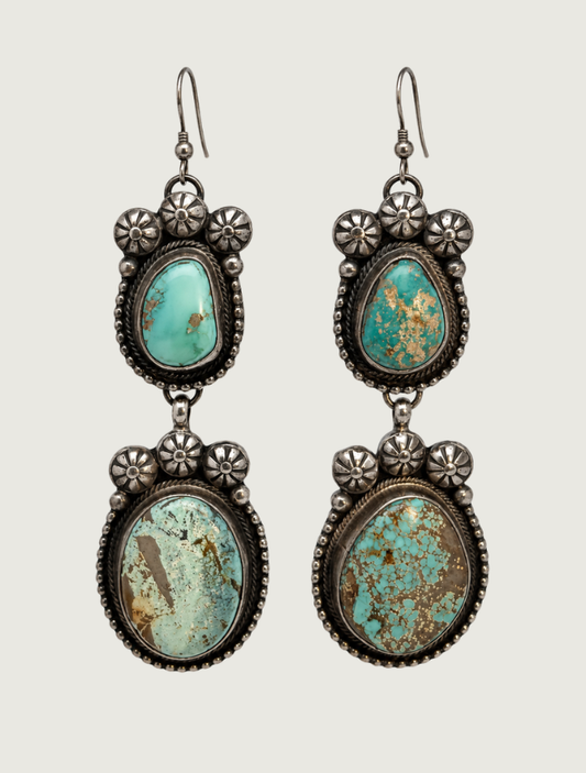 Sterling Silver & Turquoise Earrings