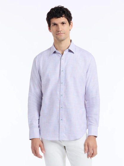 Robert Graham "Edison" Long Sleeve Button-Front Shirt