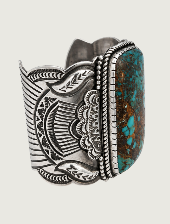 Sterling Silver Roysten Turquoise Cuff Bracelet