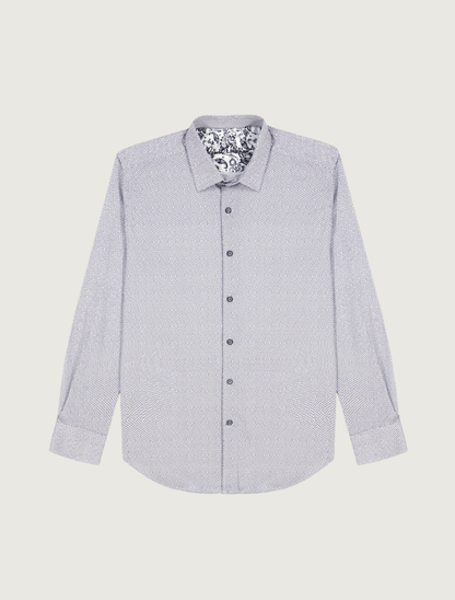 Robert Graham Men's Cheslyn Long Sleeve Button Down Knit Shirt