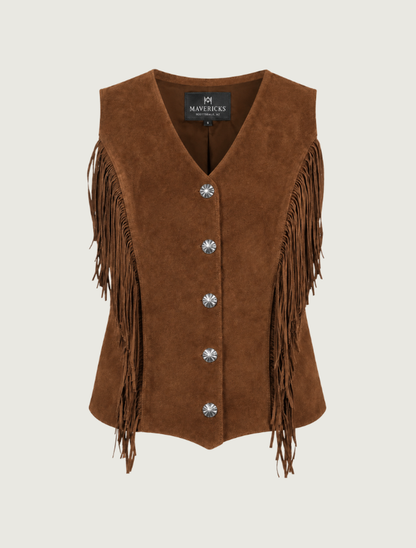 Women's Fringe Vest