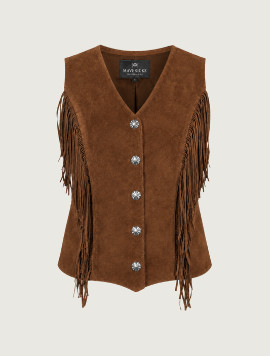 Women's Fringe Vest