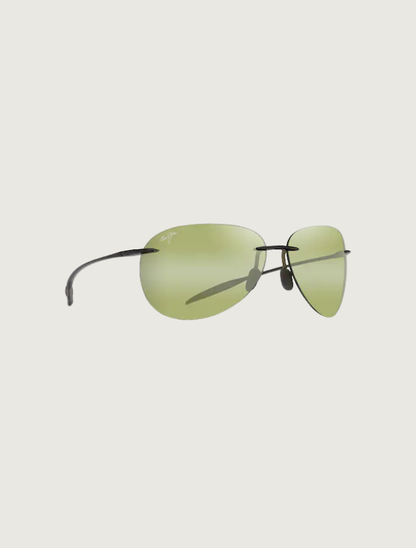 Maui Jim Sugar Beach in Shiny Transparent Khaki Green / Maui HT