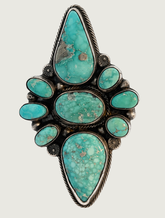 Sheila Becenti Sterling Silver & Turquoise Ring
