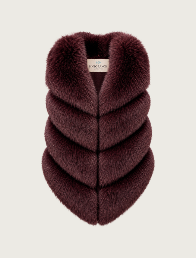 Pinto Ranch Fox Fur Vest