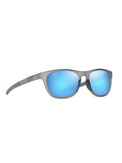 Maui Jim Melemele in Matte Transparent Grey / Blue Hawaii