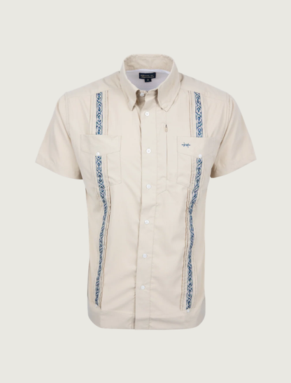 Texas Standard Guayabera Libre in Noche Cuero