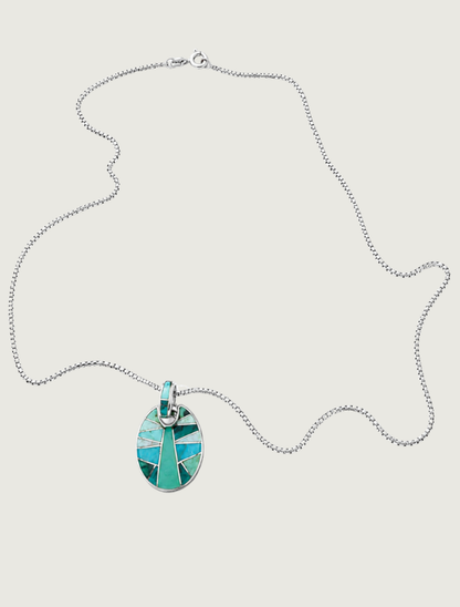 Silver Inlay Pendant