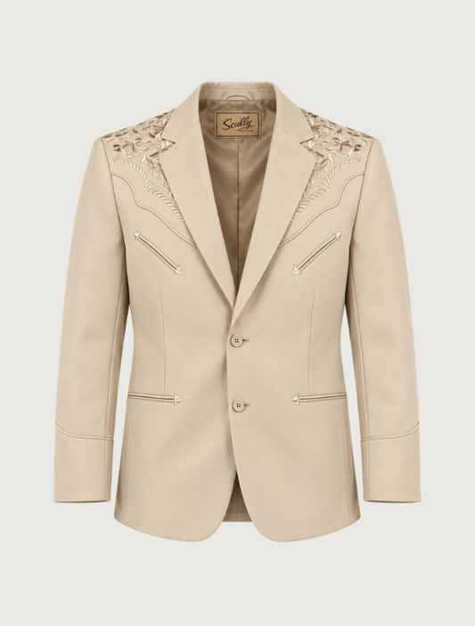 Scully Men's Embroidered Western Blazer