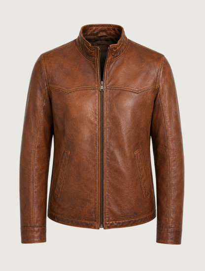 Men's Shearling Leather Jacket