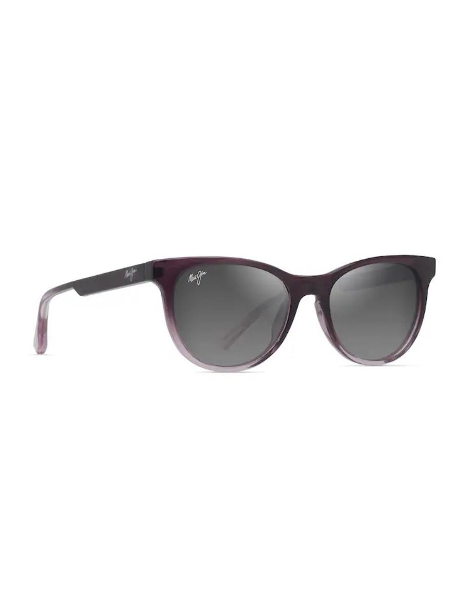 Maui Jim Lonomea in Matte Trans Dark Violet to Lilac / Neutral Grey