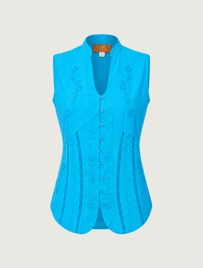Scully Women's Cotton Sleeveless Blouse