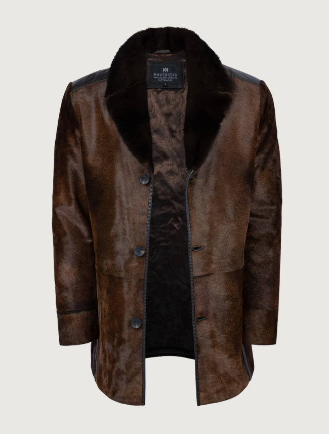 Mavericks Men's Cavallino Coat Brown