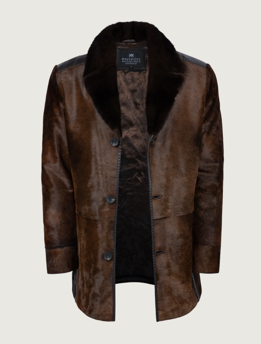 Mavericks Men's Cavallino Coat Brown