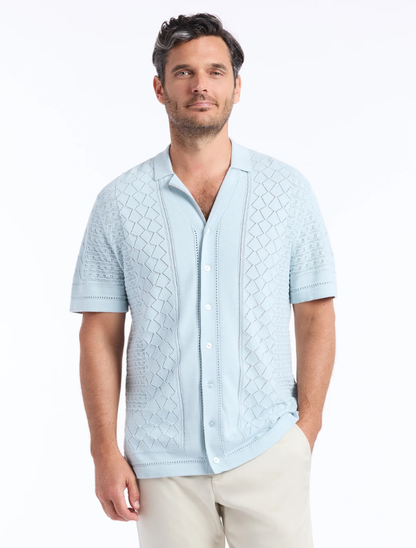 Robert Graham Men's Delmar Short Sleeve Sweater
