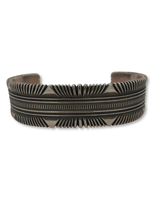Ron Bedonie Sterling Silver Cuff Bracelet