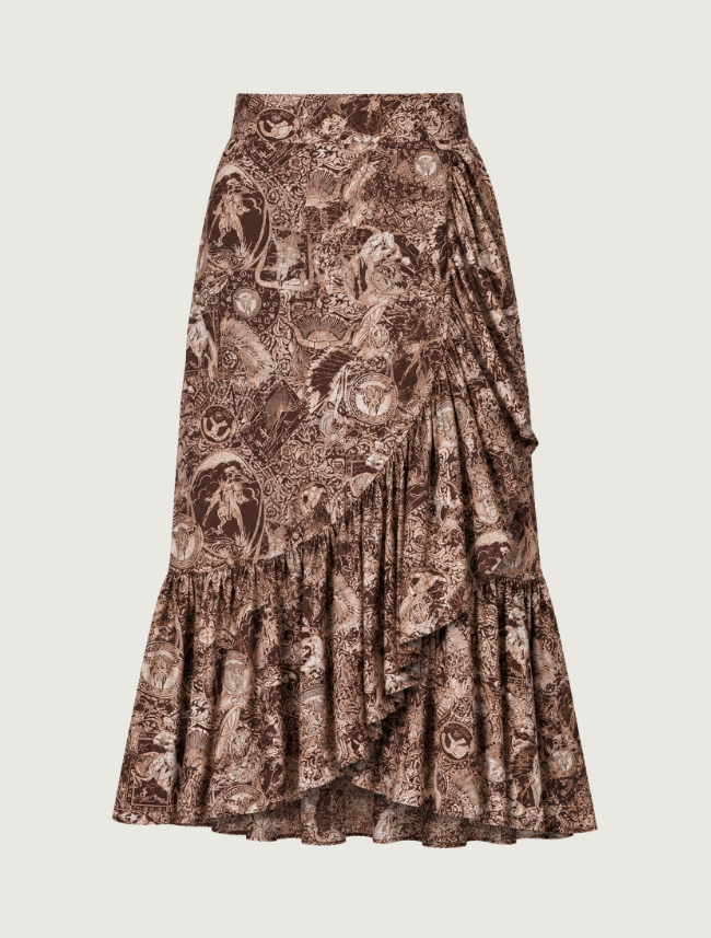 Lovlei Ranch Savannah Skirt in Tabacca