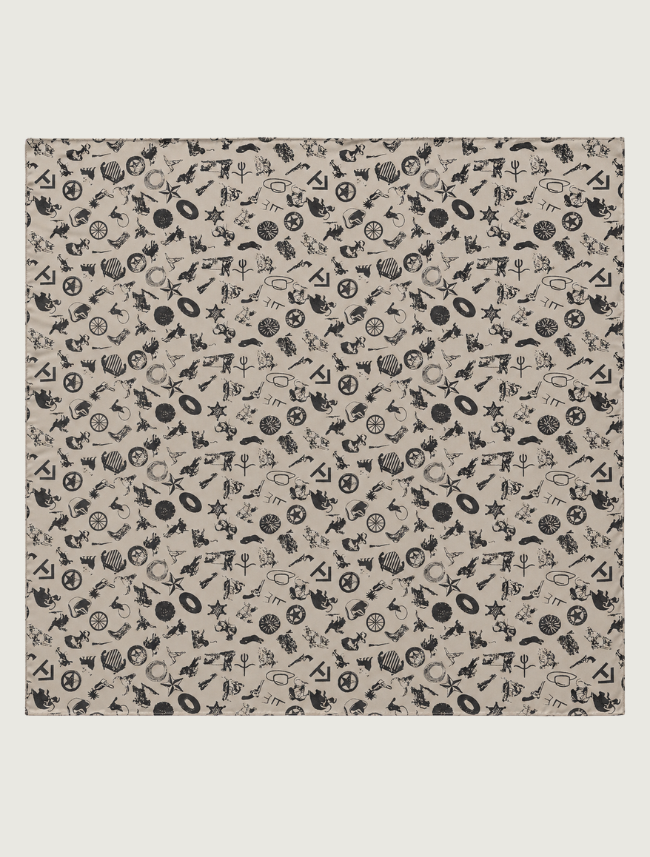 Wyoming Traders Cowboy Baroque Silk Wild Rag
