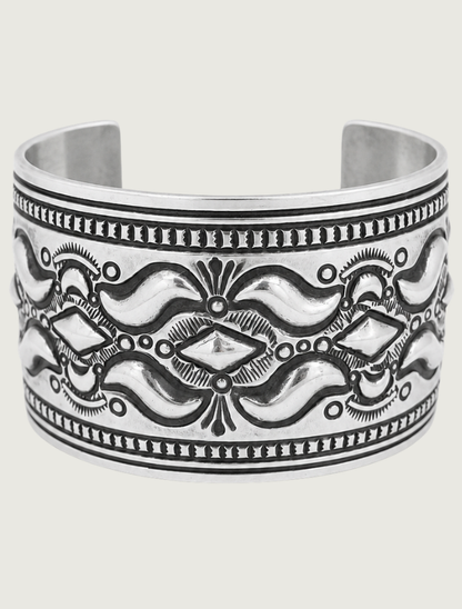 Darryl Becenti Sterling Silver Cuff Bracelet