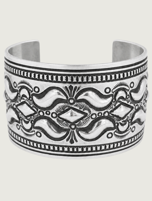 Darryl Becenti Sterling Silver Cuff Bracelet