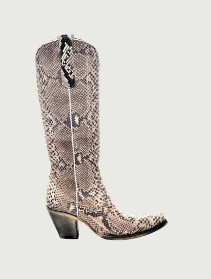 Corral Genuine Full Python Tall Top Cowgirl Boots