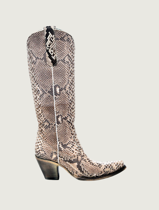 Corral Genuine Full Python Tall Top Cowgirl Boots