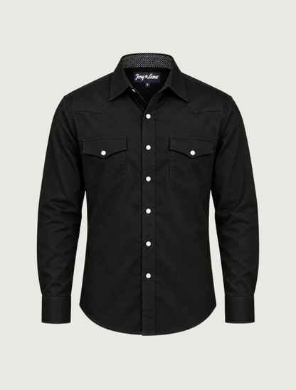 Tony Lama Black Pearl Snap Western Shirt