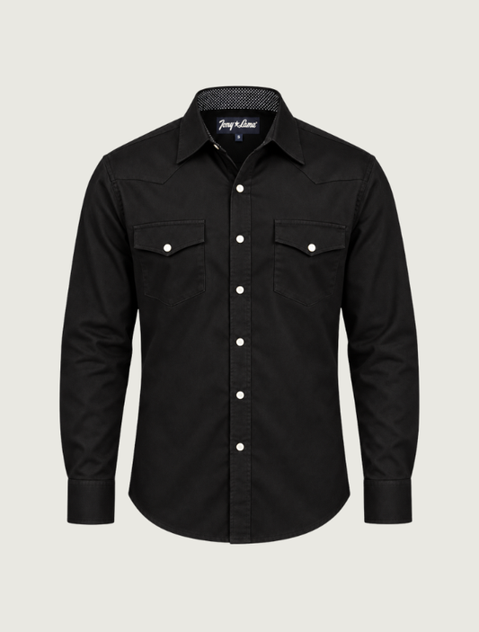 Tony Lama Black Pearl Snap Western Shirt