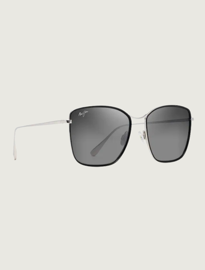 Maui Jim Tiger Lily in Neutral Grey / Gloss Black with Silver