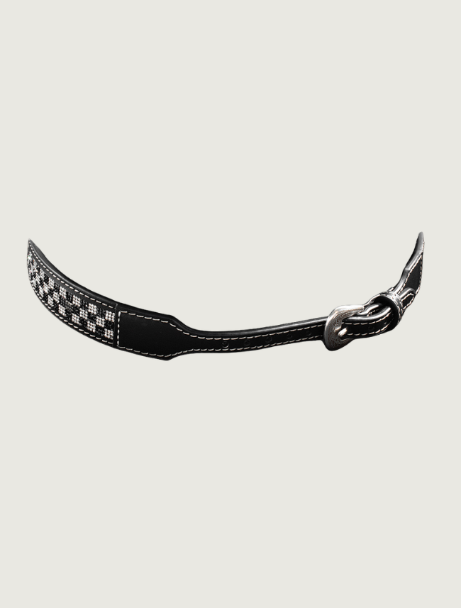 3D Belt Co. Black Checkerboard Hat Band