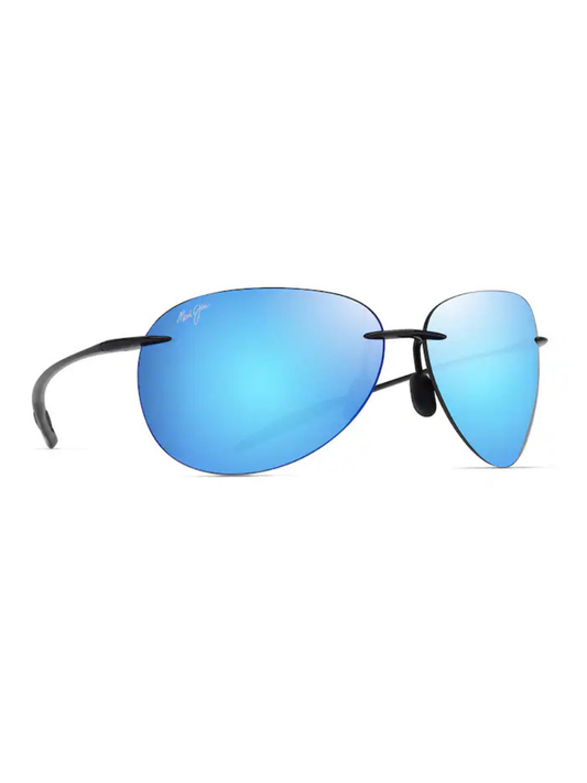 Maui Jim Sugar Beach in Shiny Black / Blue Hawaii