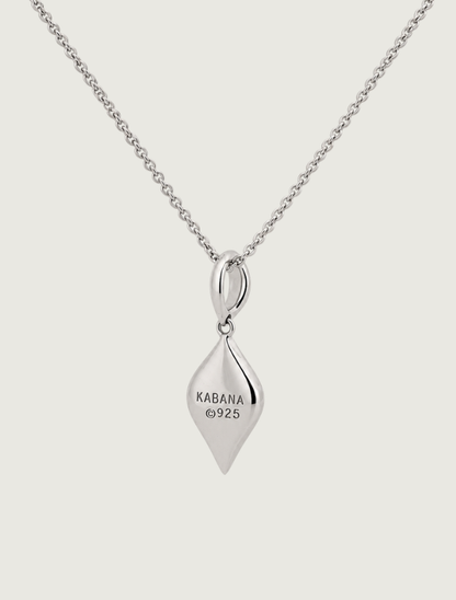 Kabana Sterling Silver & Onyx Teardrop Necklace