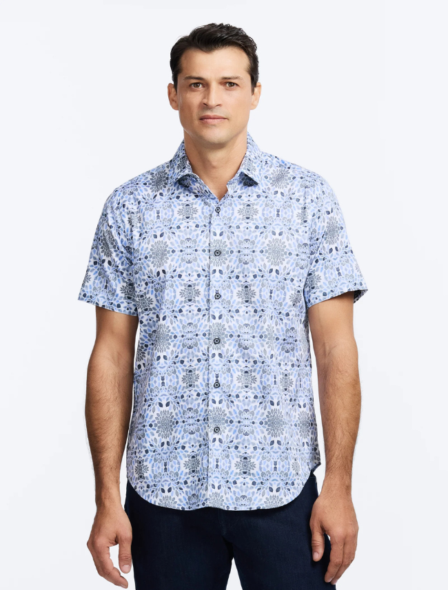 Robert Graham Men's Amagansett Short Sleeve Button Down Shirt