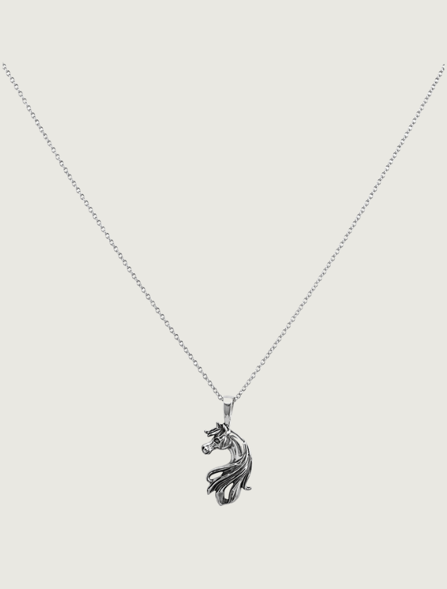 Kabana Sterling Silver Arabian Horse Head Pendant