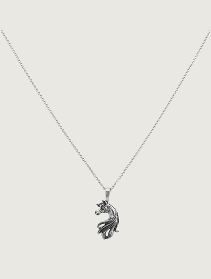 Kabana Sterling Silver Arabian Horse Head Pendant