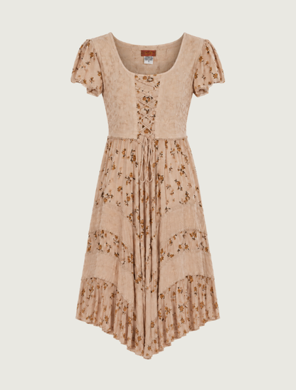 Scully Women's Lace & Tie Cap Sleeve Dress