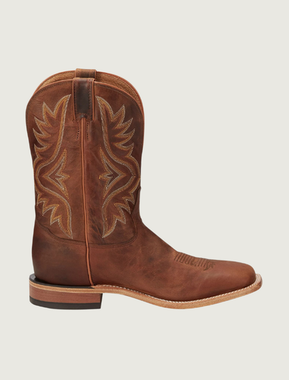 Tony Lama Avett Goat Cowboy Boots in Honey Brown