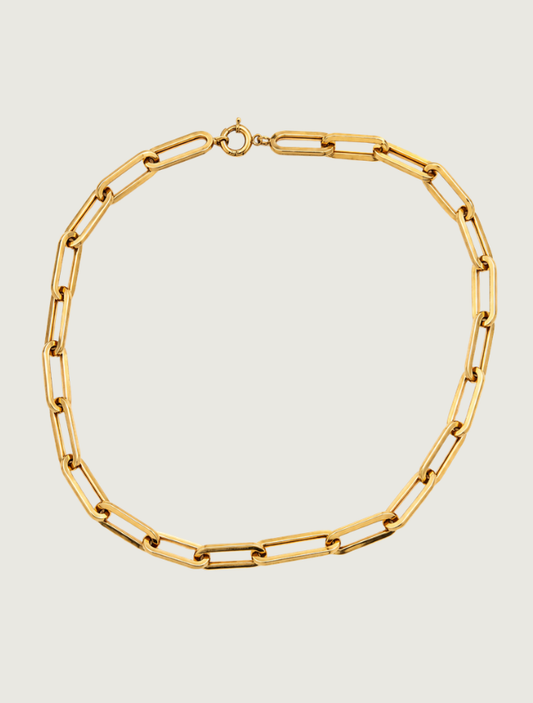 18K Yellow Gold Chain Necklace