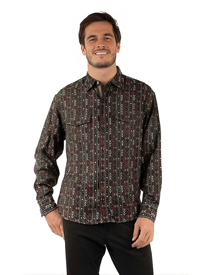Scully Men's Signature Series Embroidered Shirt