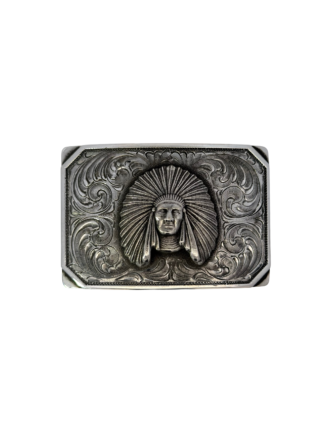 Max Lang Sterling Silver Chief Belt Buckle